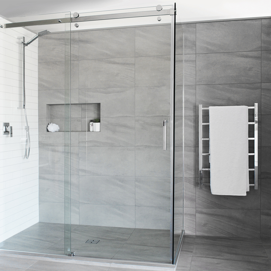 Phòng tắm kính mở lùa 10*30