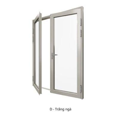 cửa đi mở quay với hệ nhôm ECO55