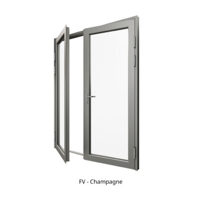 cửa đi mở quay với hệ nhôm ECO55