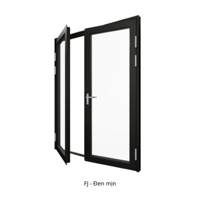cửa đi mở quay với hệ nhôm ECO55
