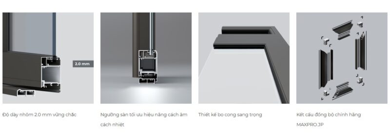 Hệ nhôm R83 của MAXPRO